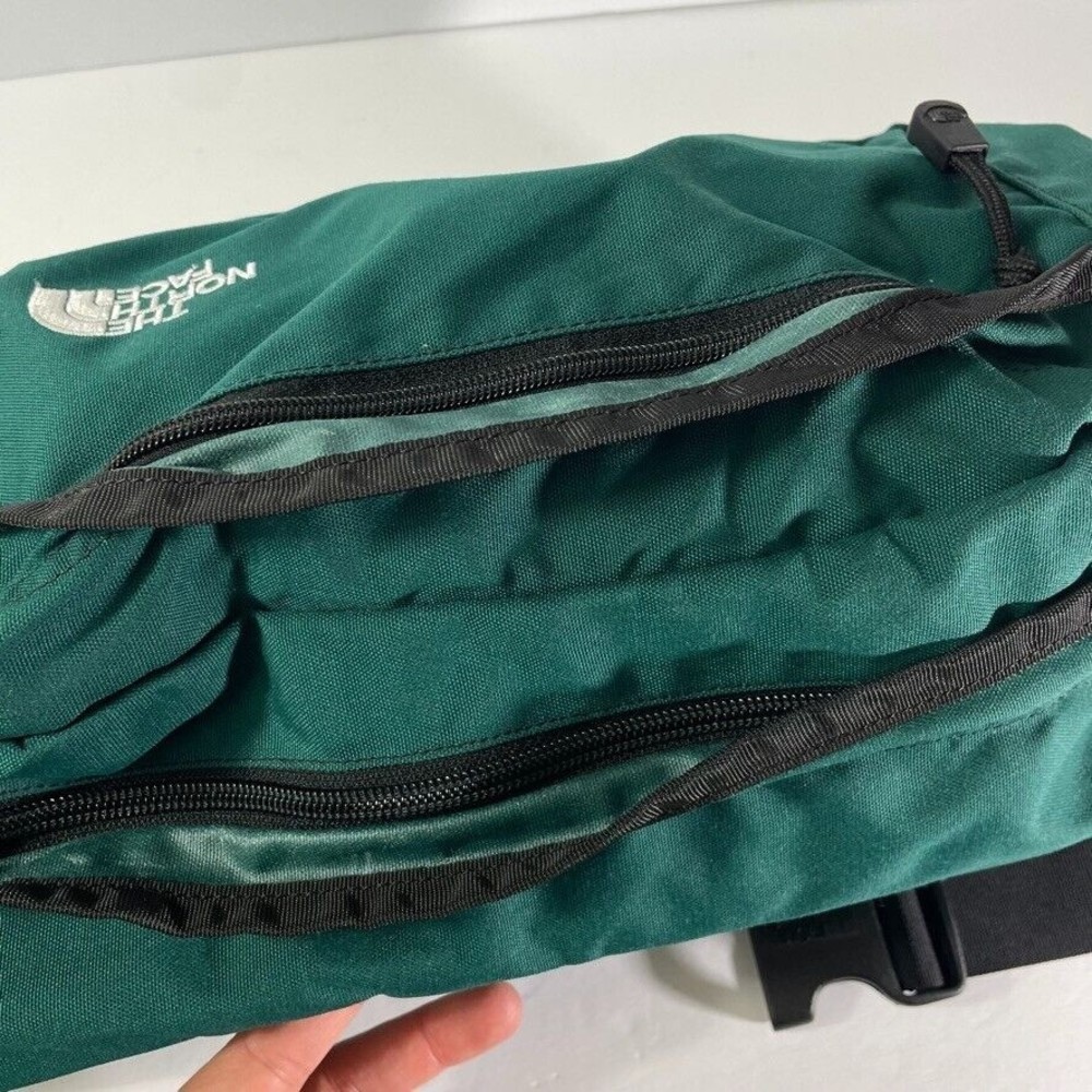 The North Face Green Lumbar Mountain Vintage Fanny Pack Adjustable Waist Bag - Picture 10 of 13